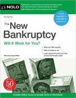 The new bankruptcy : will it work for you?