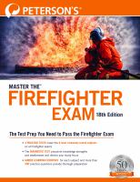 Peterson's master the firefighter exam