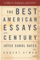The best American essays of the century