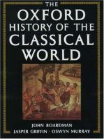 The Oxford history of the classical world