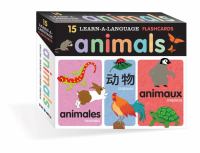 Animals language flash cards