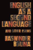 English as a second language and other poems