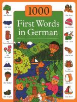 1000 first words in German