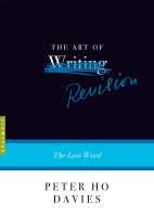 The art of revision : the last word