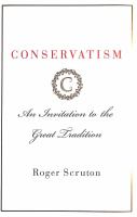 Conservatism : an invitation to the great tradition