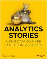 Analytics stories : using data to make good things happen